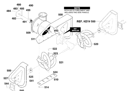 Part Location Diagram of 760656-853 Murray Blade, Scraper